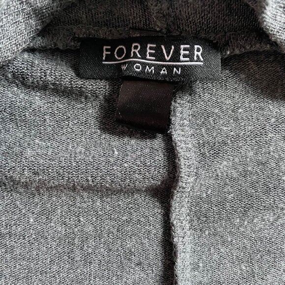 Forever Woman Sweater Dress One Piece Faux Jacket Wrap Pullover Plus Size 2 XL u - Picture 6 of 7